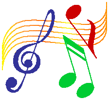  Treble Clef and Music Notes