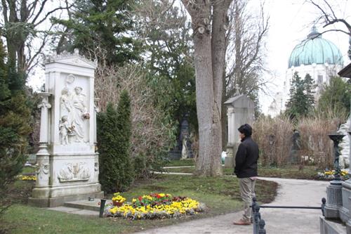 WC Vienna paying respects