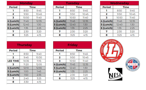 Bell Schedule